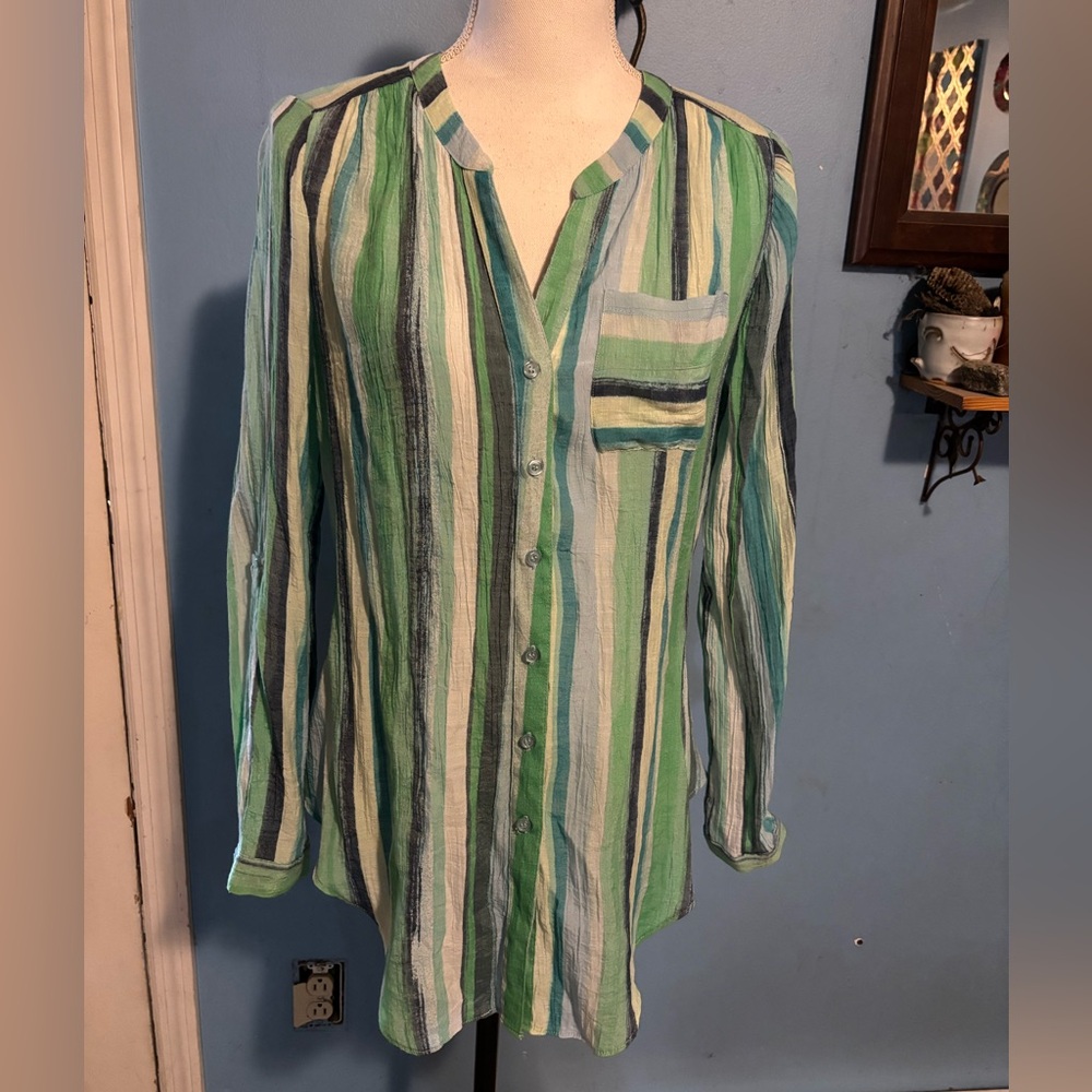 Zac & Rachel, Lightweight, Striped, Button Down, Shirt
